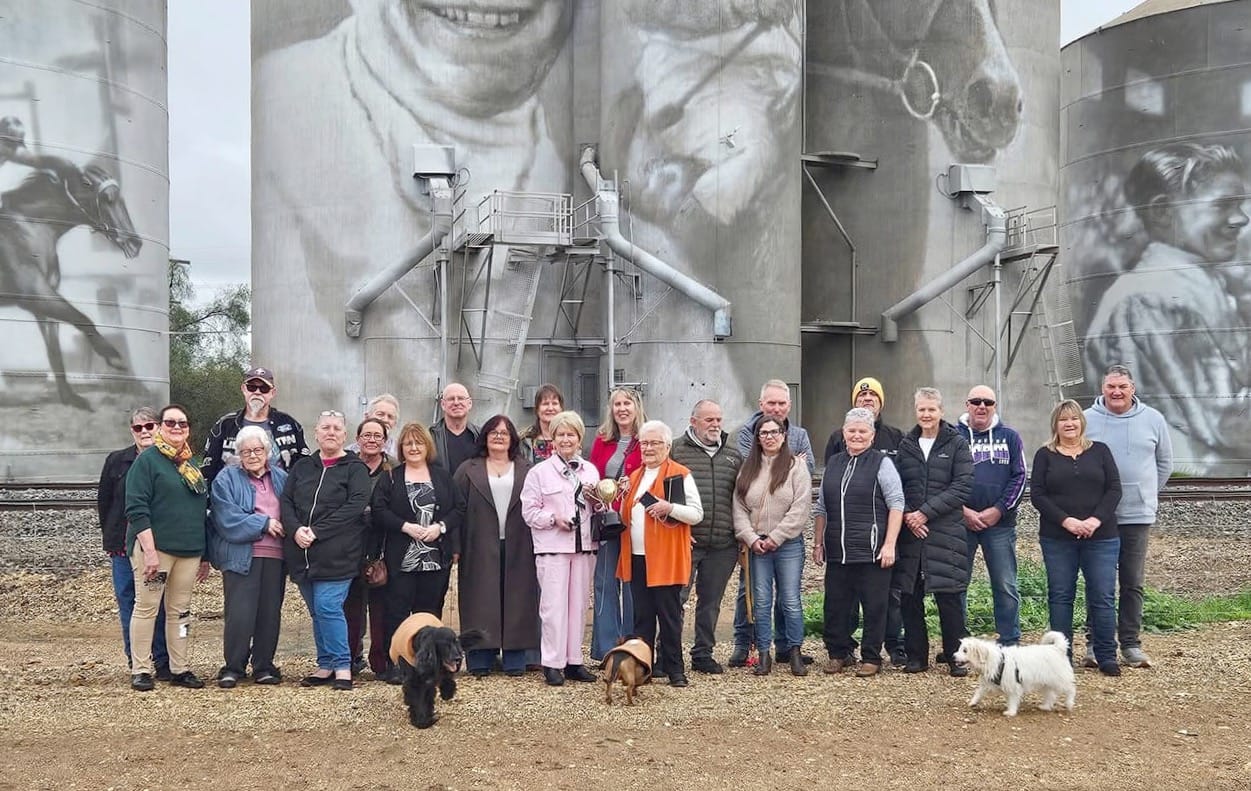 Neville Family Celebrates Silo Murals