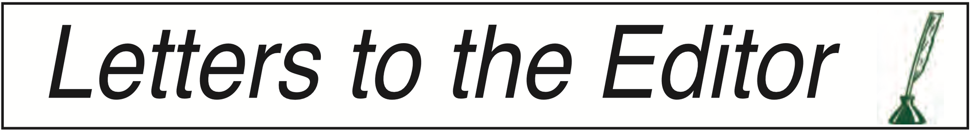 Letters to the Editor - Thursday, June 11