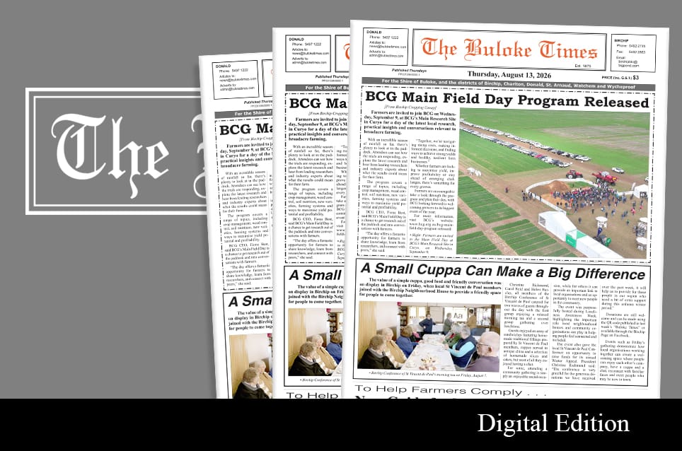 Buloke Times | Thursday, August 13, 2026