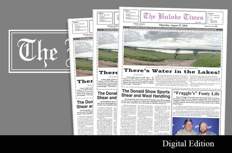 Buloke Times | Thursday, August 27, 2026