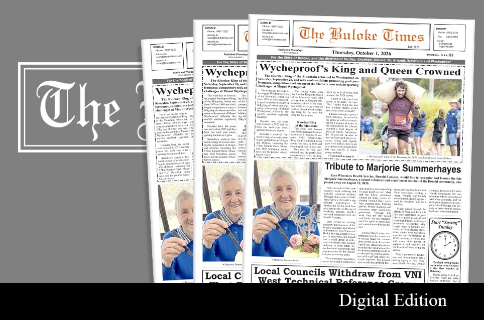 Buloke Times | Thursday, October 1, 2026