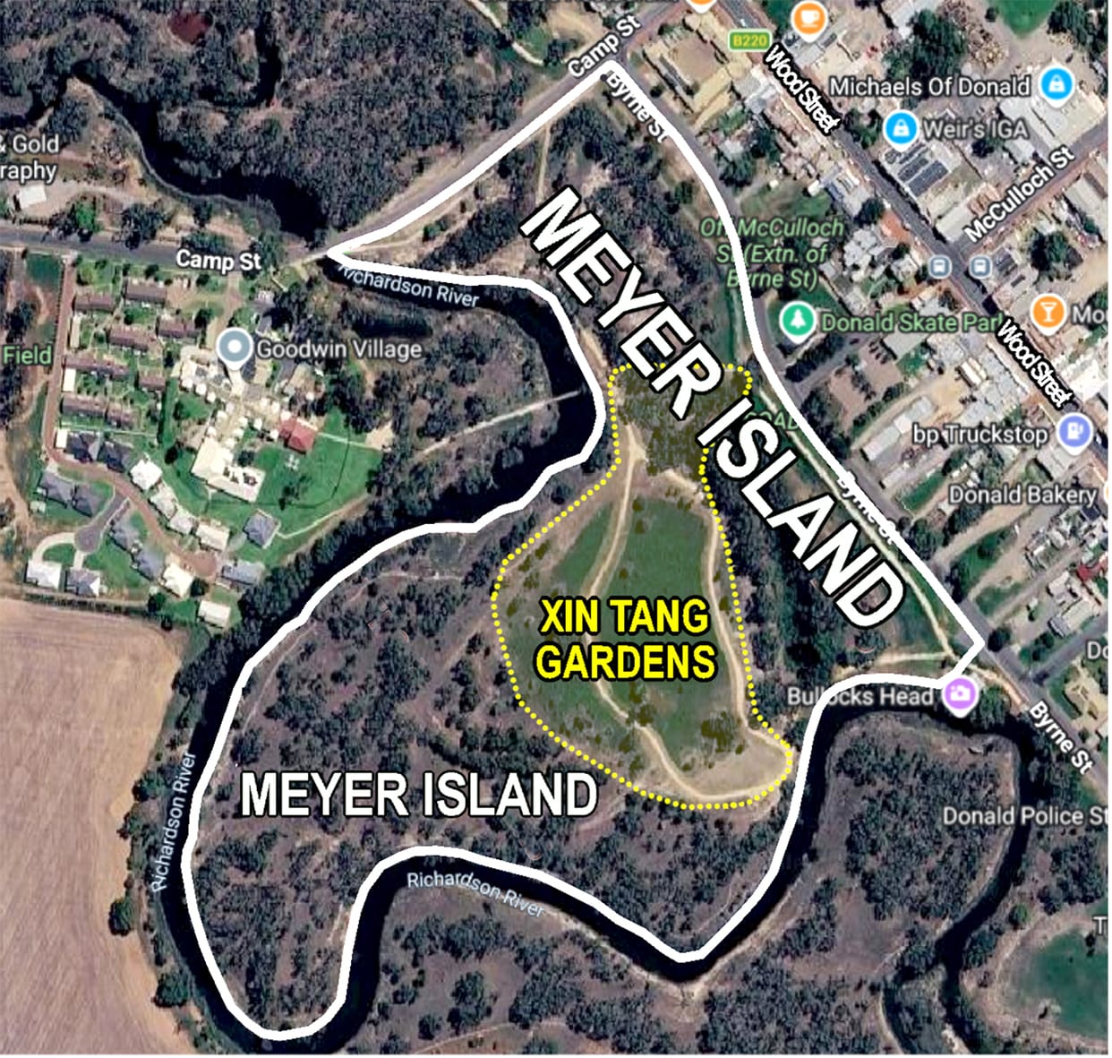Meyer Island and Xin Tang Gardens