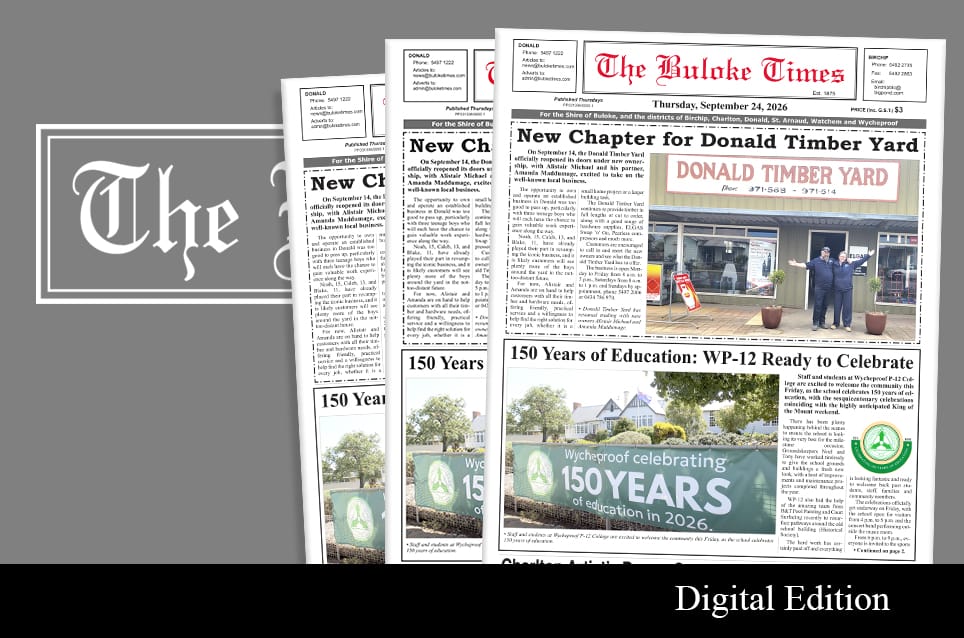 Buloke Times | Thursday, September 24, 2026