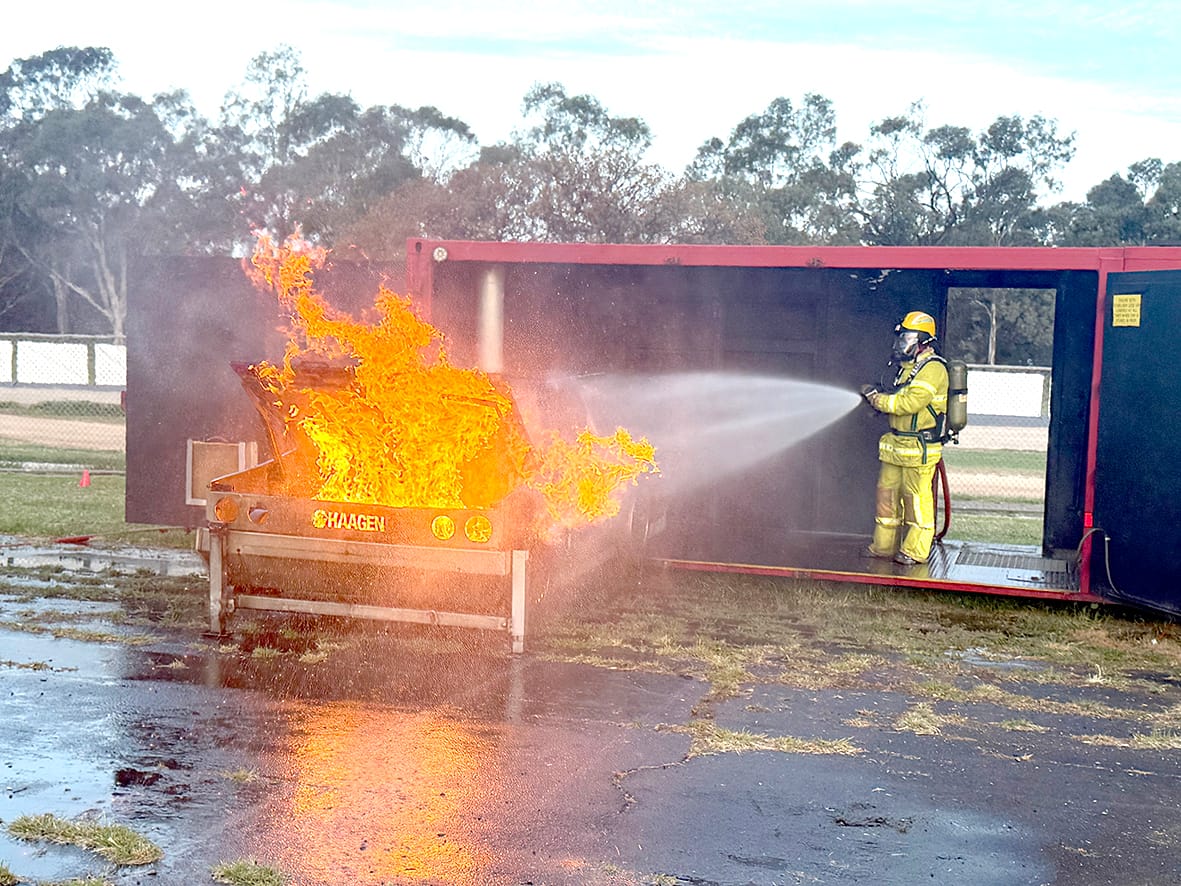 Donald Fire Brigade Turns Up the Heat