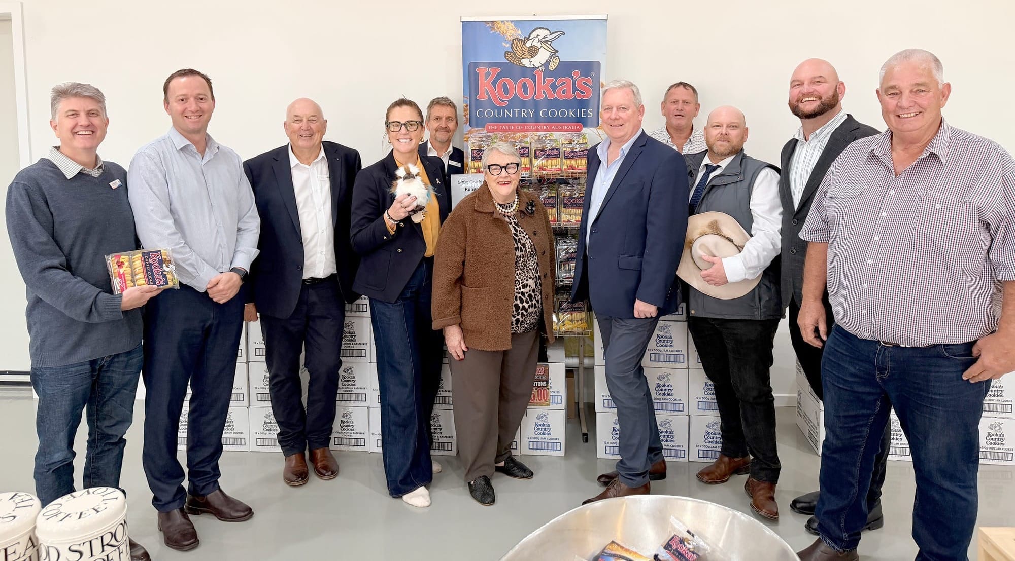 Coalition Delegation Stops in Donald