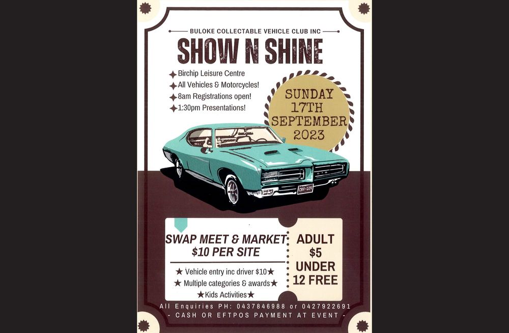Be at Birchip for “Show ’n’ Shine” post image