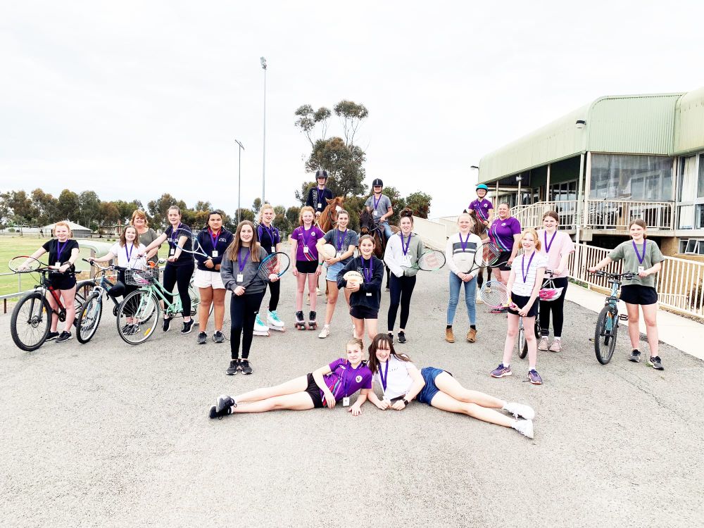 Birchip Young Netballers in COVID-19 Virtual Race post image