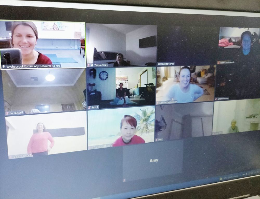 Yoga Via Zoom post image