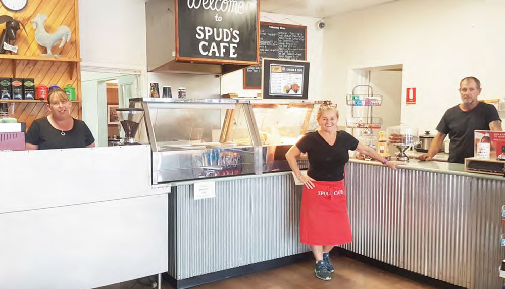 Spud’s the new taste in town as cafe changes owners post image