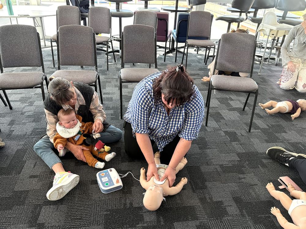 Parents Practise Lifesaving Skills post image