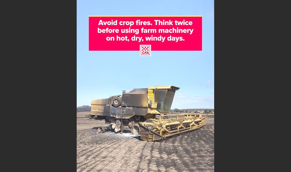 Harvester and Crop Fires post image