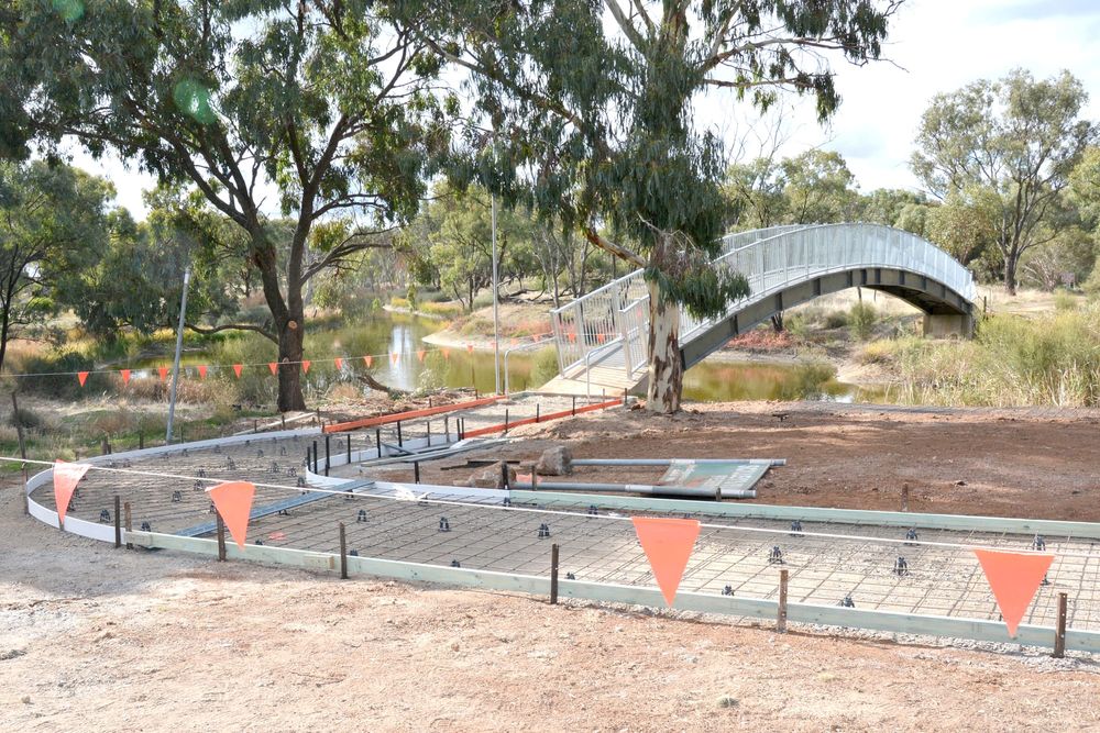 Pavement Poured for Pedestrians’ Pathway: Scilley’s Island Opens Up post image