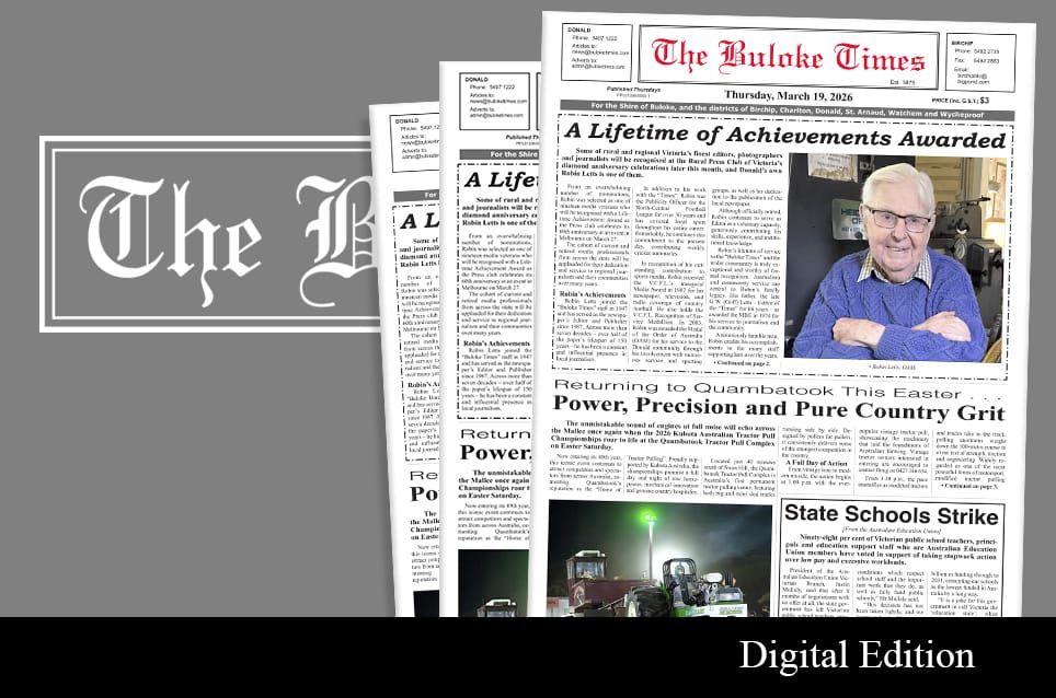 Buloke Times | Thursday, March 19, 2026 post image