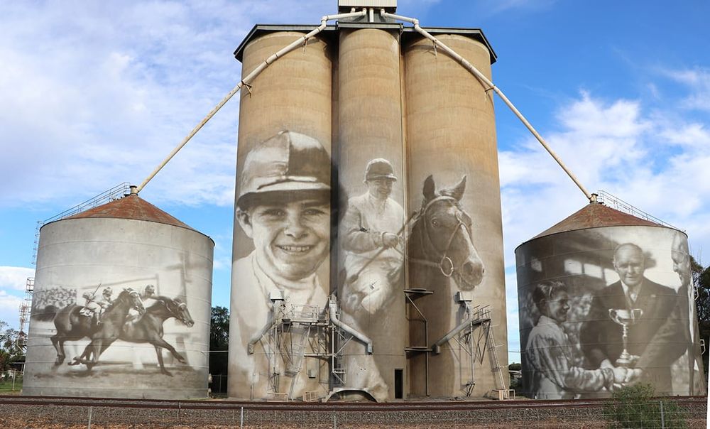 Birchip Silo Art Reaches the Finish Post post image