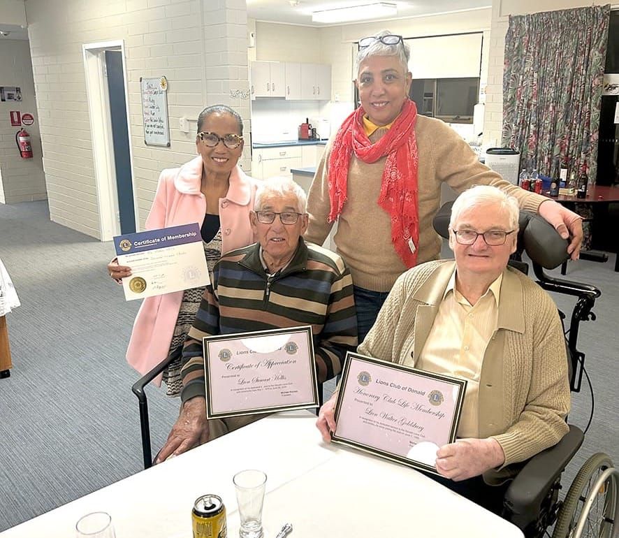 Lions Recognise Long Service post image