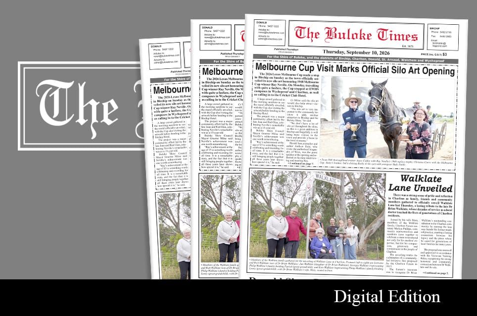 Buloke Times | Thursday, September 10, 2026 post image