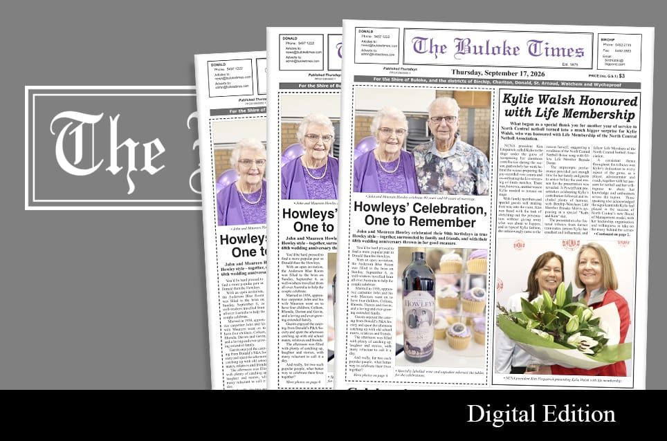 Buloke Times | Thursday, September 17, 2026 post image