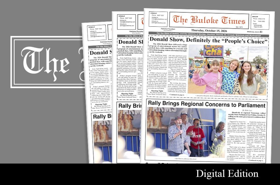 Buloke Times | Thursday, October 15, 2026 post image