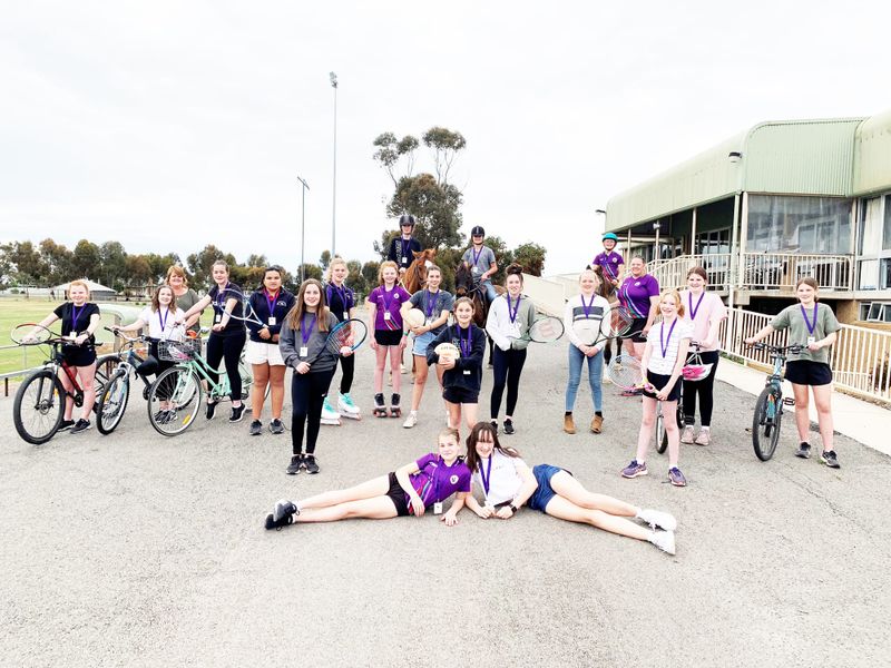 Birchip Young Netballers in COVID-19 Virtual Race post image