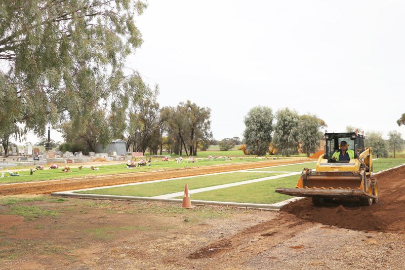 Upgrade at Birchip Lawn Cemetery post image