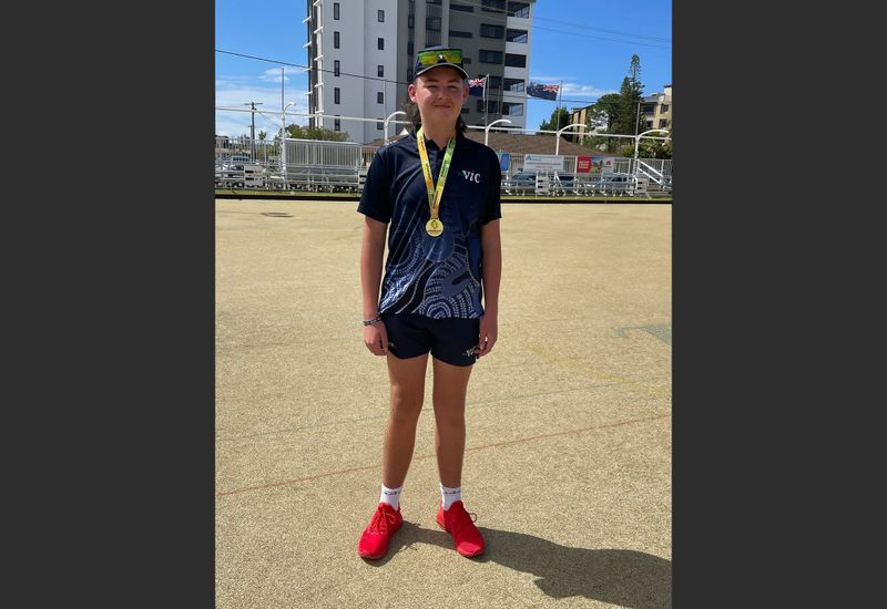 Hunter Strikes Lawn Bowls Gold post image