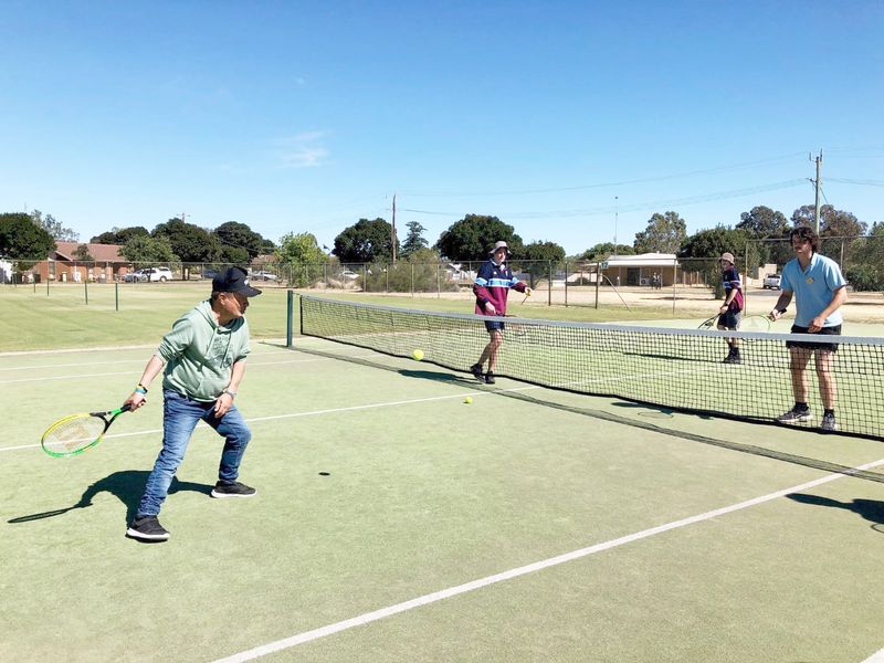 All Abilities Tennis On Again at Donald post image