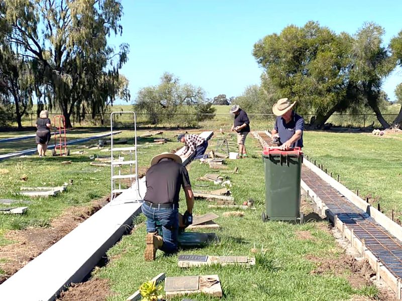 Upgrade Continues at Birchip Cemetery post image