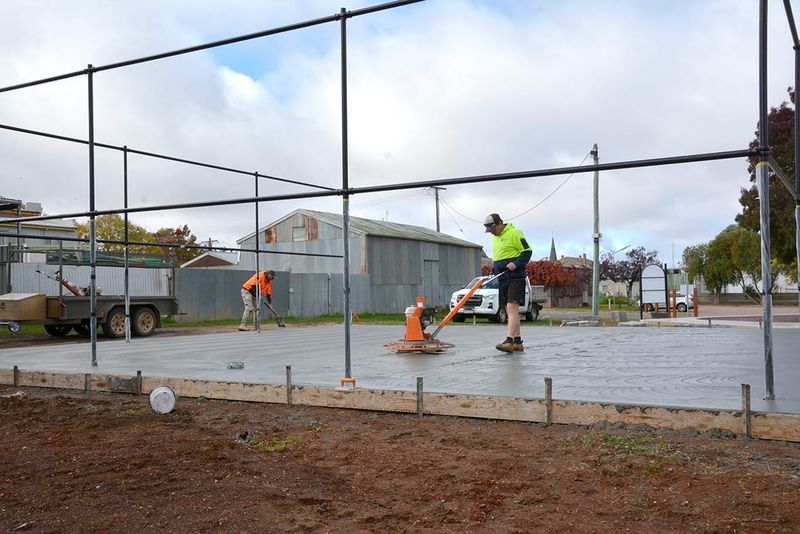 Basketball Half-Court Takes Shape post image