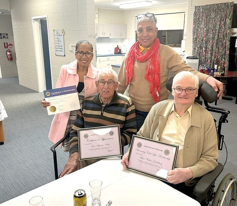 Lions Recognise Long Service post image