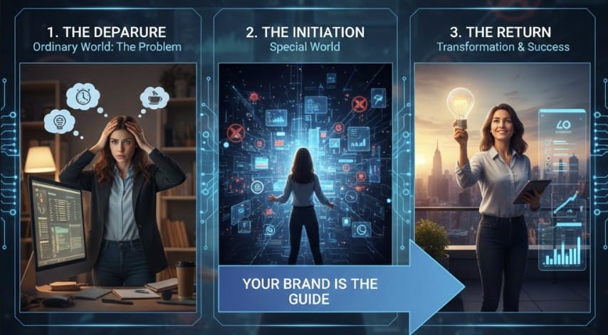 The Hero's Journey Framework: A 3-Act Structure for Brand Content