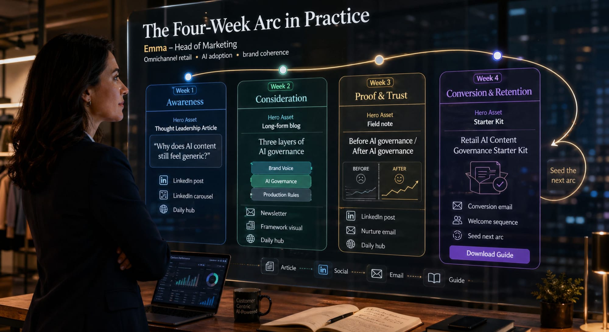 The Four-Week Arc in Practice
