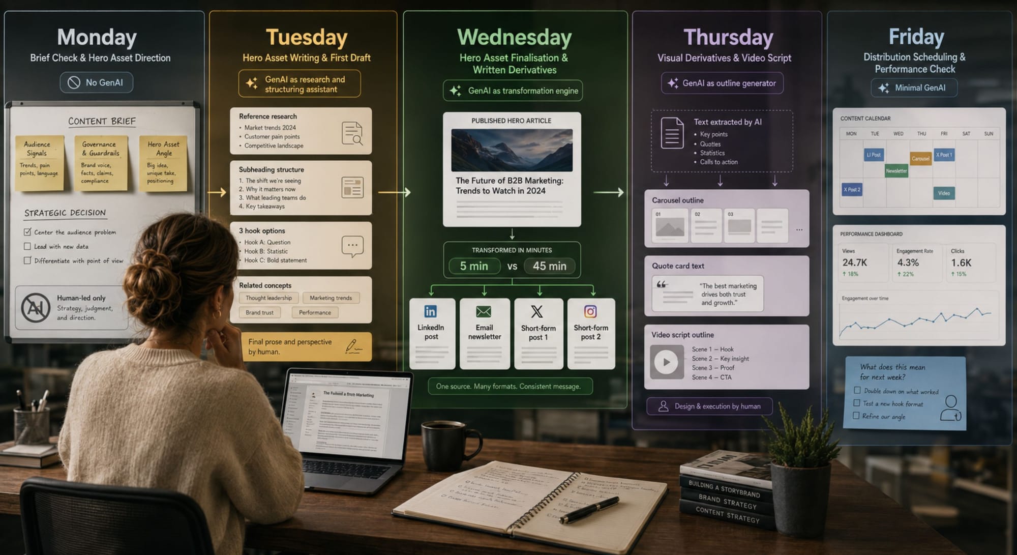 The Weekly GenAI Workflow