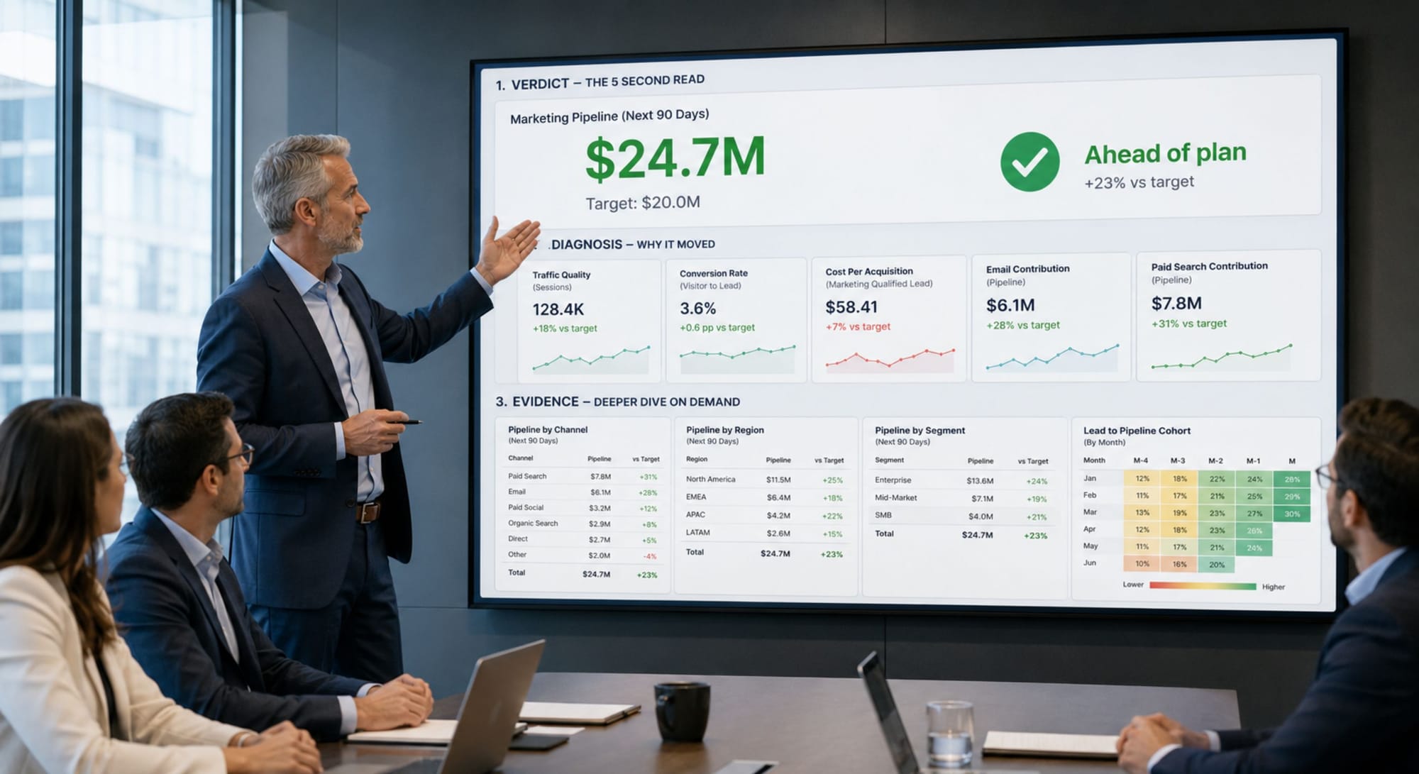 The Three-Tier Dashboard Structure