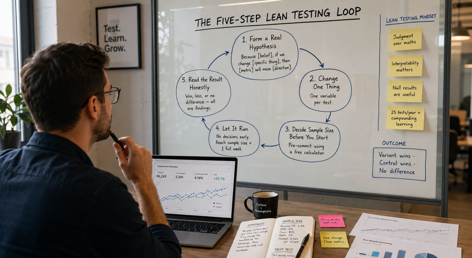 The Five-Step Lean Testing Loop