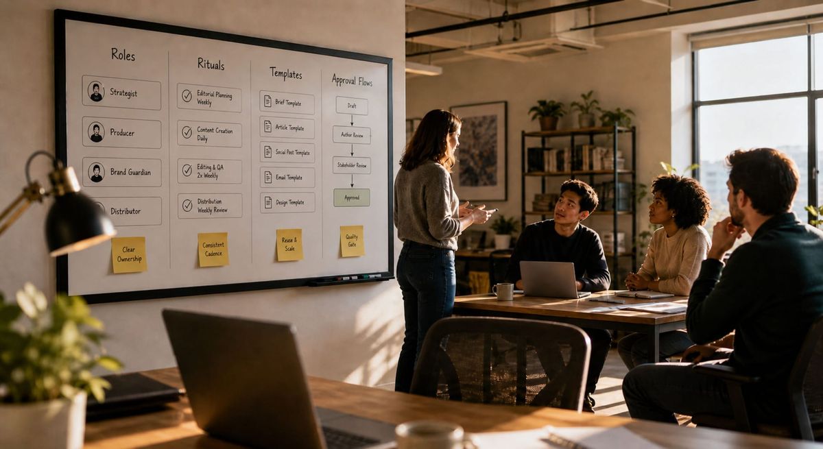The Content OS: How to Build a System That Runs Without You