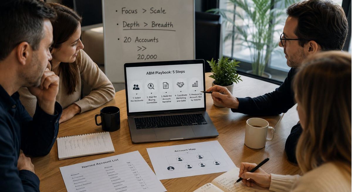 ABM in Practice: A Mini-Playbook for Mid-Market B2B Teams