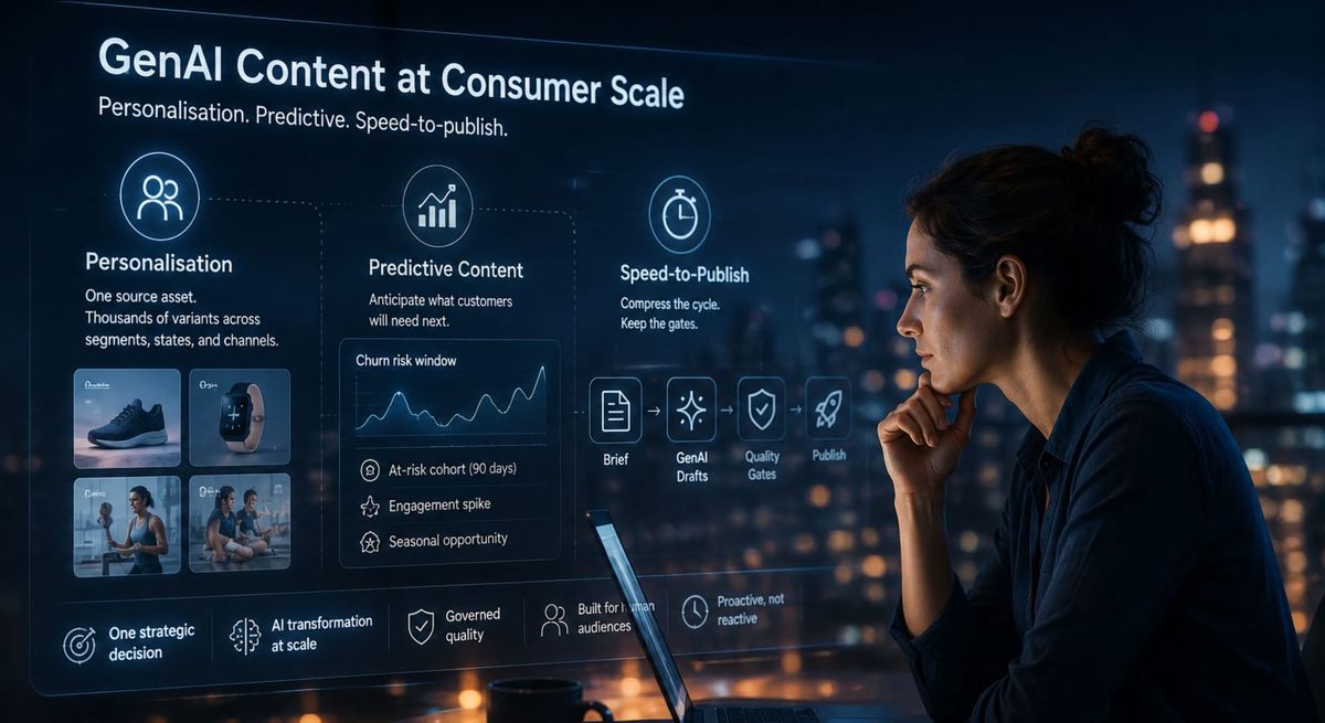GenAI in B2C Marketing: From Personalisation to Predictive Content