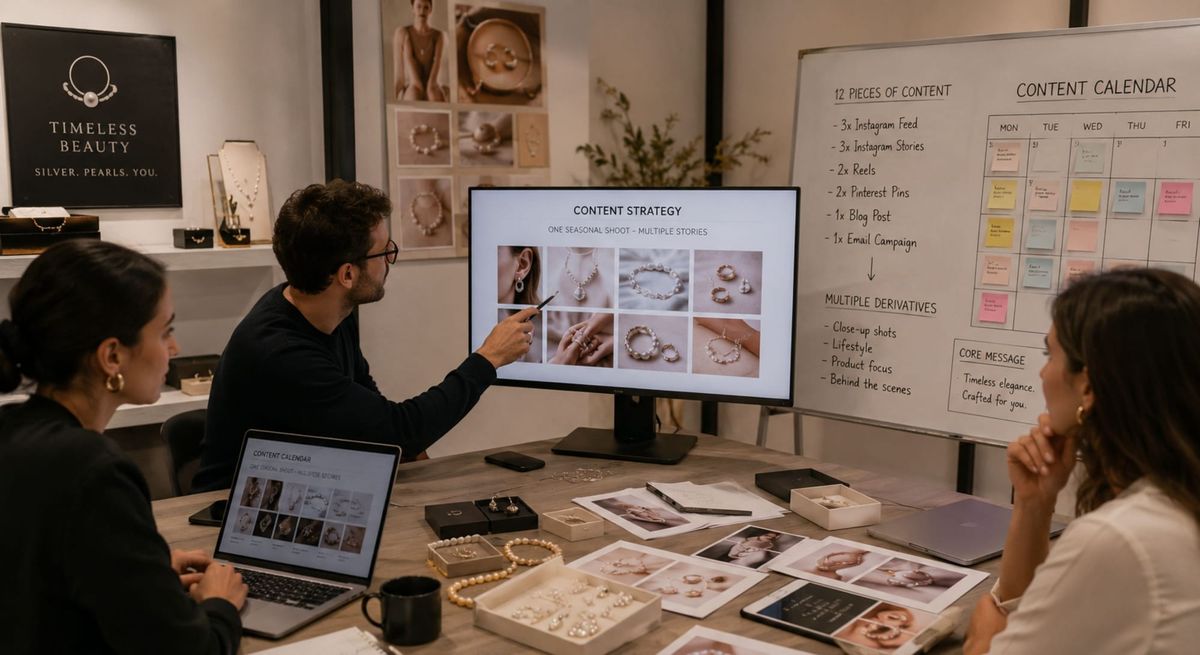 USE CASE: How to Use GenAI to Turn One Seasonal Shoot into Twelve Pieces of Content for a Jewelry Online Store