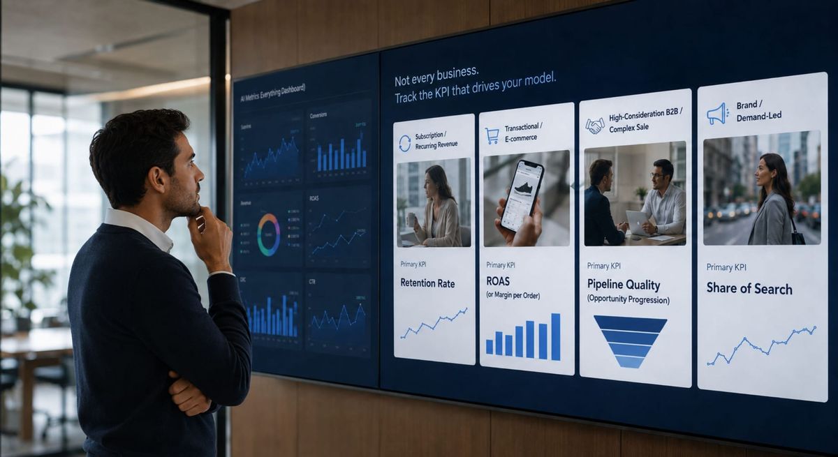 Marketing Metrics That Actually Matter: Choosing KPIs by Business Model