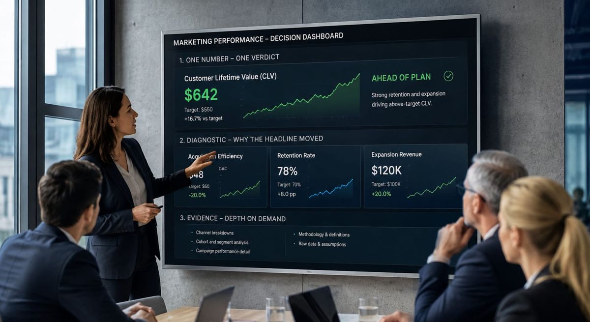The Decision-Support Dashboard: What to Measure and How to Present It