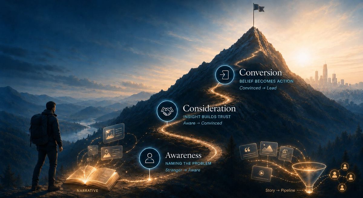 From Narrative to Pipeline: How Great Storytelling Actually Generates Leads
