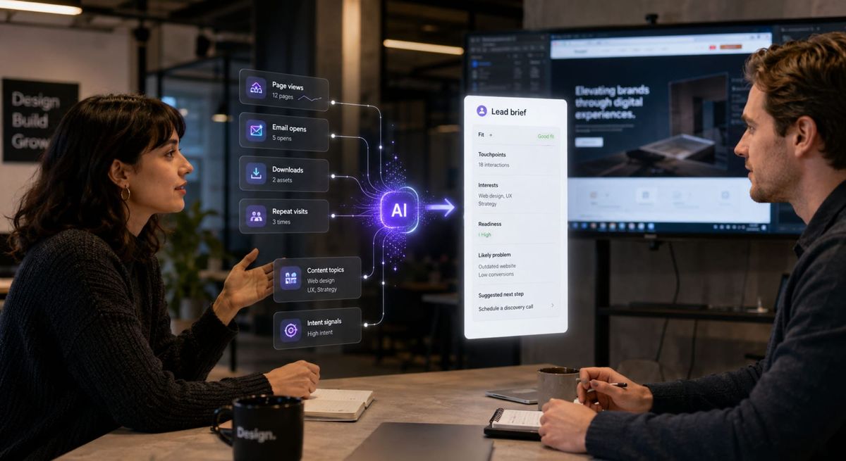 USE CASE: How to Map the Attention-to-Revenue Arc and Fix the Marketing-to-Sales Handoff in a Web Design Agency