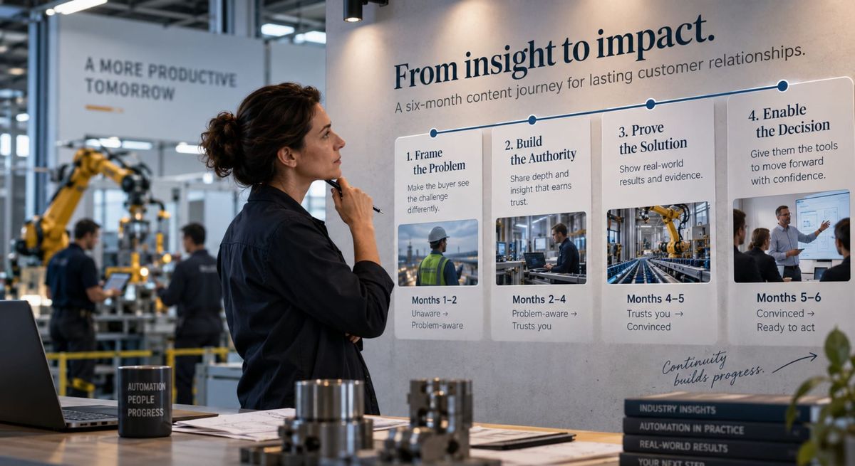 USE CASE: The Long Game Content That Holds a Buyer’s Attention Across a 6-Month Cycle in an Industrial Automation Company