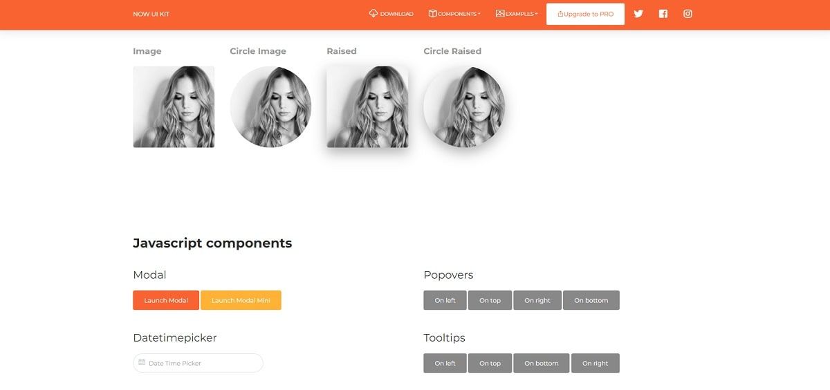 Vue Now UI Kit (Open-Source) - Javascript Components