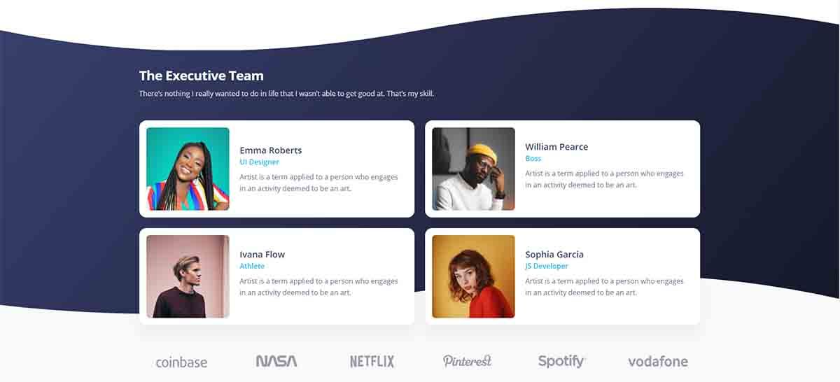 Soft UI Design System - Team Cards (open-source)
