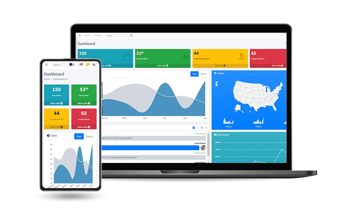 Go LIVE with Flask & AdminLTE - Using Render Platform