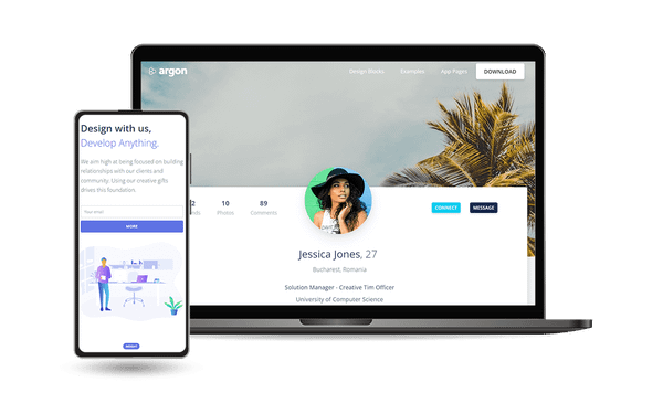 React Argon Design - Open-Source Starter by AppSeed