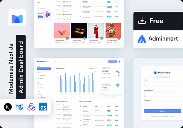 Modernize - Free NextJS Template