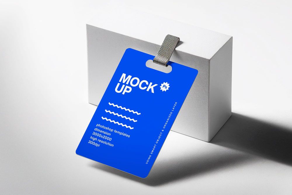 ID Card Branding Mockup
