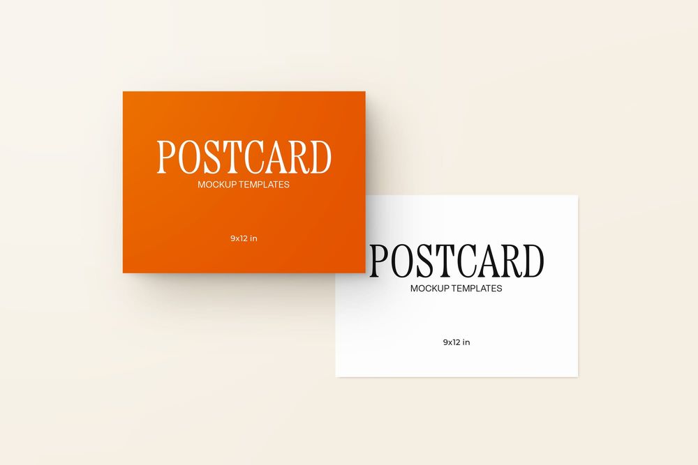 Post Card Mockup